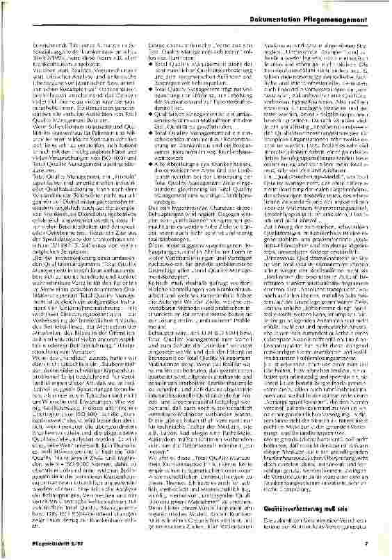 Vorschauseite 6: Qualitätsverbesserung im Krankenhaus - zwingend oder ein Modetrend? Kritische Überlegungen zur Faszination und zu Risiken