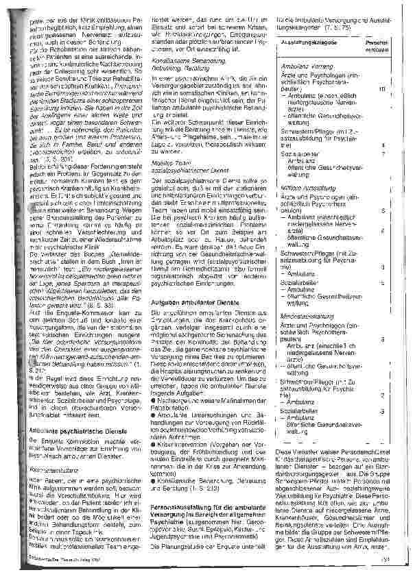 Vorschauseite 4: Ambulante psychiatrische Krankenpflege 1. Teil: Die Bedingungen der gemeindenahen Psychiatrie