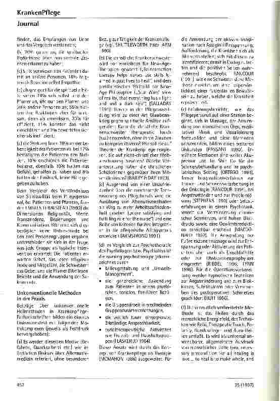 Vorschauseite 2: Pflegepersonal und unkonventionelle Heilweisen