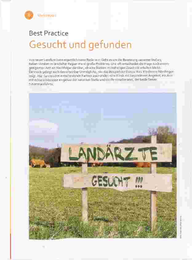 Vorschauseite 1: Best Practice Gesucht und gefunden