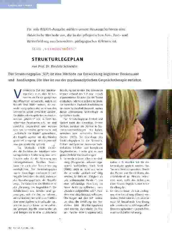 Vorschauseite 1: STRUKTURLEGEPLAN
