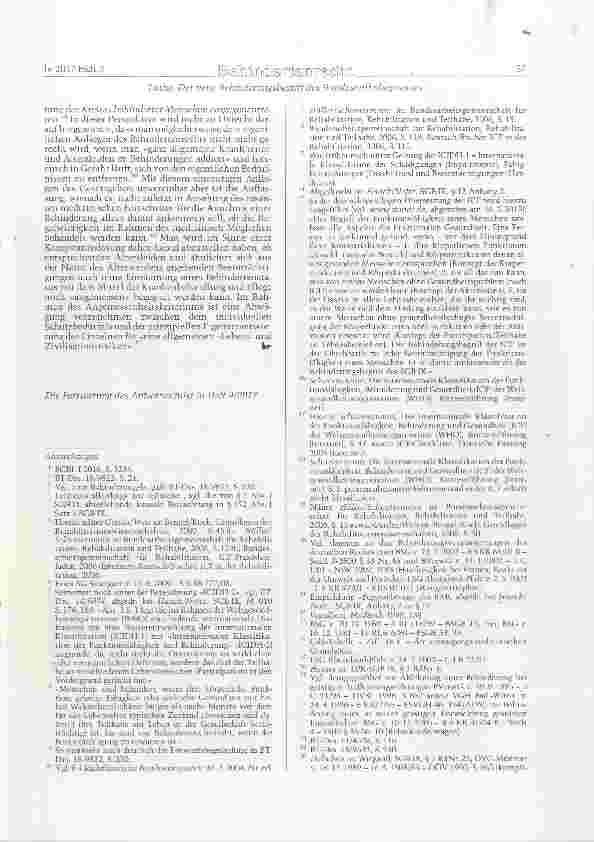 Vorschauseite 5: Der neue Behinderungsbegriff des Bundesteilhabegesetzes (§ 2 Abs. 1 SGB K) - Teil 1
