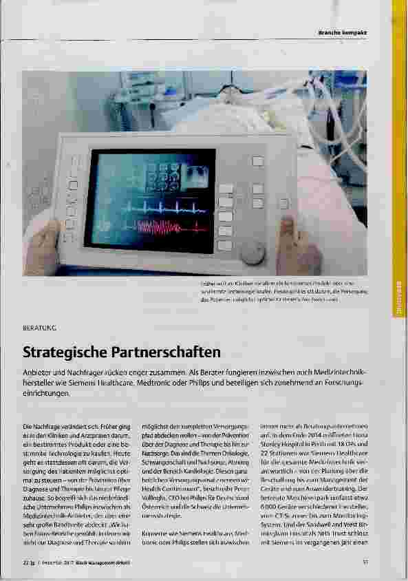 Vorschauseite 1: Strategische Partnerschaften