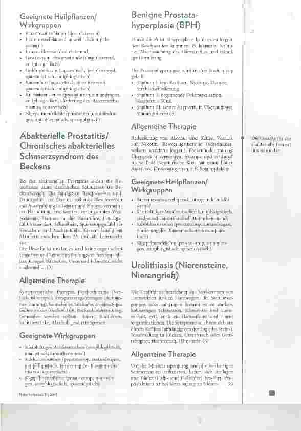 Vorschauseite 2: Phytotherapie bei urologischen Erkrankungen des Mannes