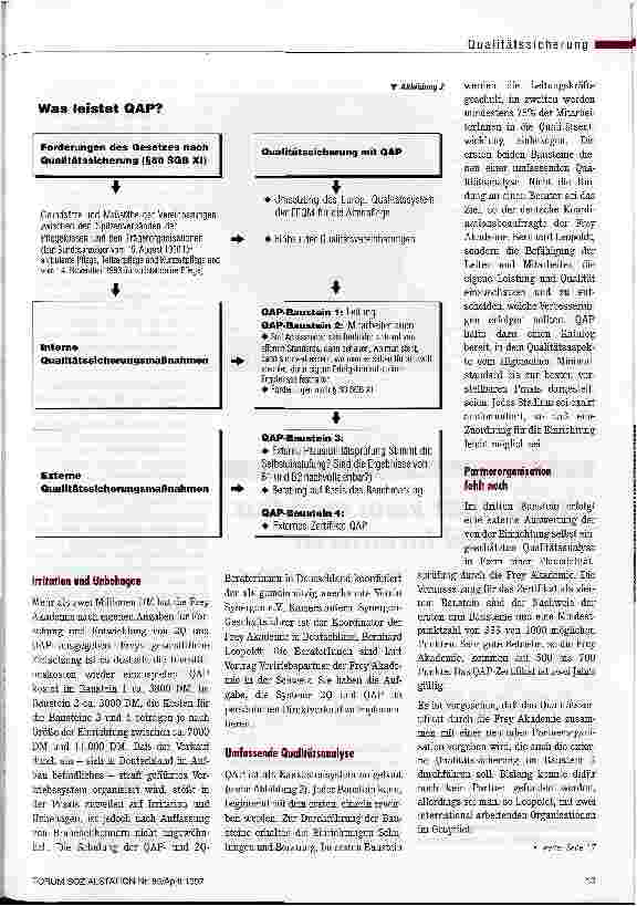 Vorschauseite 2: QAP - mehr als eine Qualitätsplakette Von der Qualitätsanalyse bis zum Zertifikat