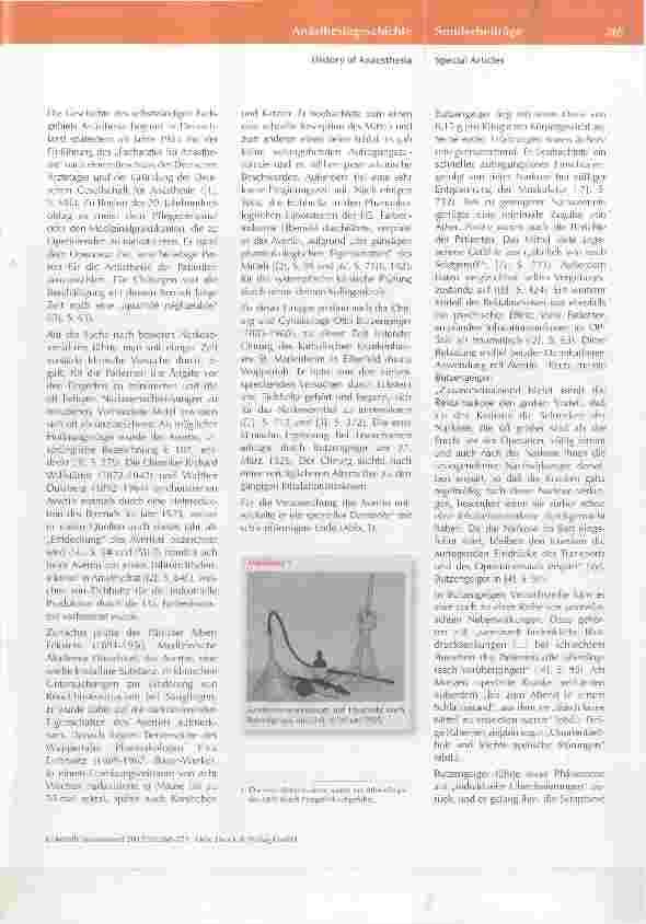 Vorschauseite 2: Zur Geschichte des 1927 eingeführten Narkotikums Avertin