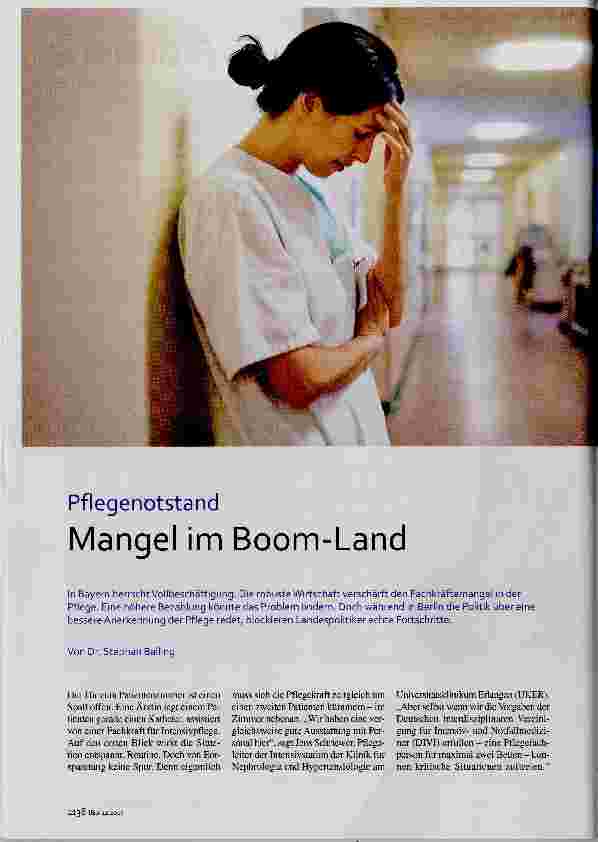 Vorschauseite 1: Mangel im Boom-Land