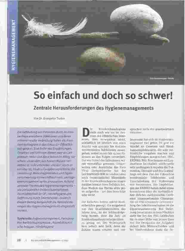 Vorschauseite 1: So einfach und doch so schwer!