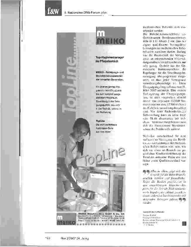Vorschauseite 3: Rehabilitation im Aufwind?