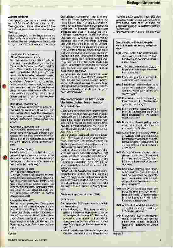 Vorschauseite 2: Künstliche Insemination un In-vitro Fertilisation als theologisch ethisches Problem