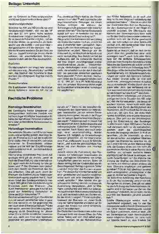 Vorschauseite 5: Künstliche Insemination un In-vitro Fertilisation als theologisch ethisches Problem