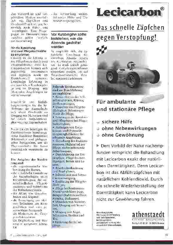 Vorschauseite 2: Qualität sichern heißt Wissen weitergeben Ein Konzept zur Durchführung von Pflegekursen für pflegende Angehörige