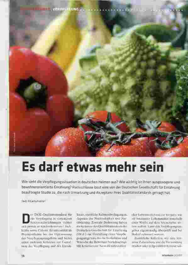 Vorschauseite 1: Es darf etwas mehr sein