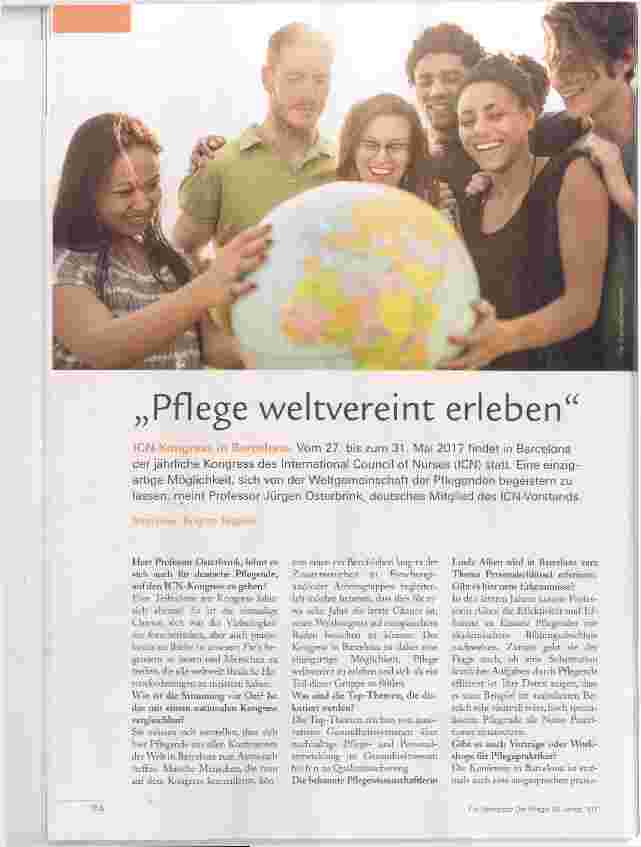 Vorschauseite 1: Pflege weltvereint erleben