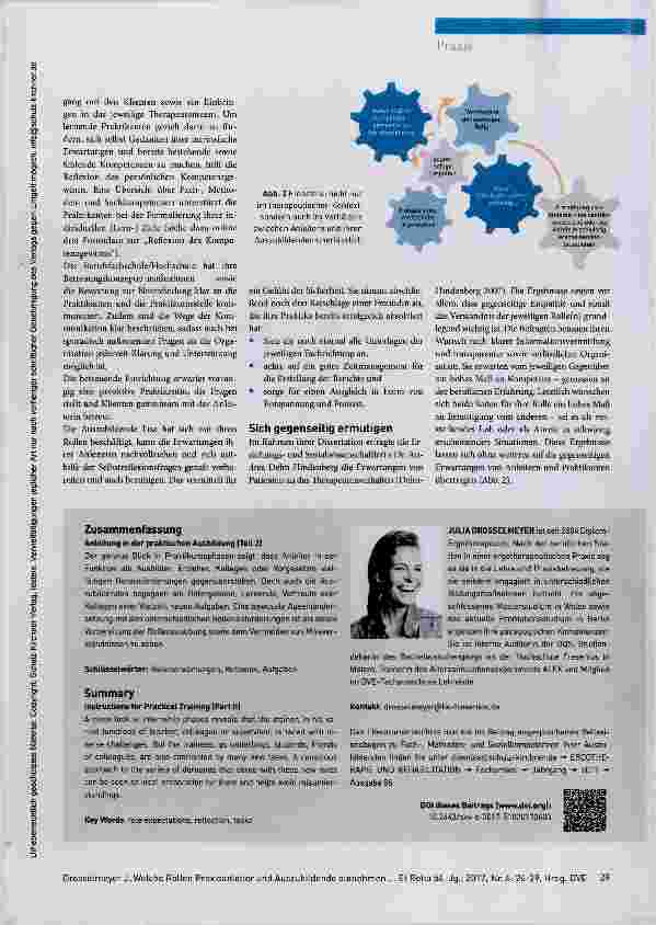Vorschauseite 4: Welche Rollen Praxisanleiter und Auszubildende einnehmen Anleitung in der praktischen Ausbildung (Teil 2)