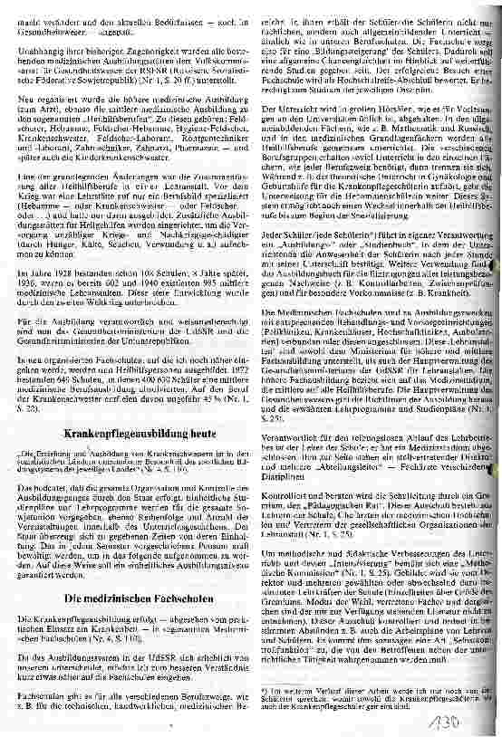 Vorschauseite 5: Die Krankenpflegeausbildung in der UdSSR