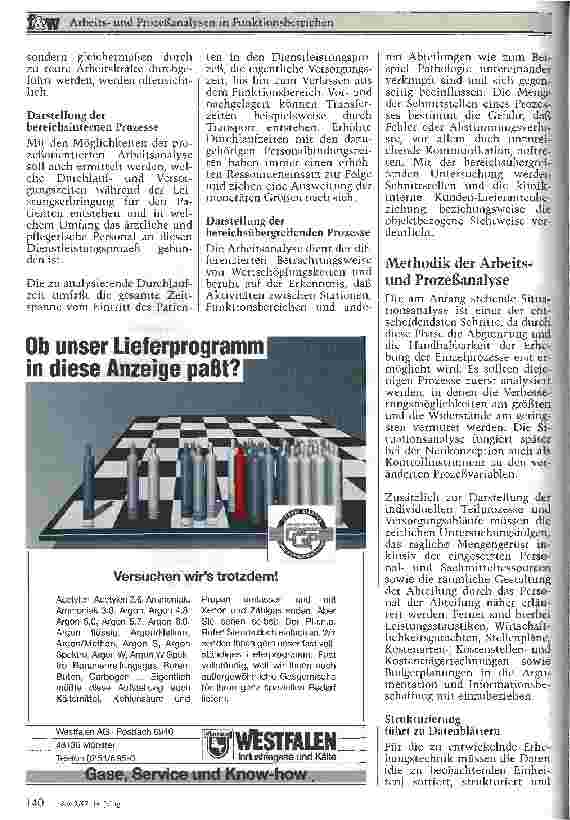 Vorschauseite 2: Arbeitsund Prozeßanalysen in Funktionsbereichen Dargestellt am Beispiel einer Endoskopieabteilung