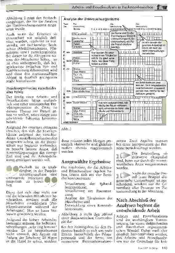 Vorschauseite 5: Arbeitsund Prozeßanalysen in Funktionsbereichen Dargestellt am Beispiel einer Endoskopieabteilung