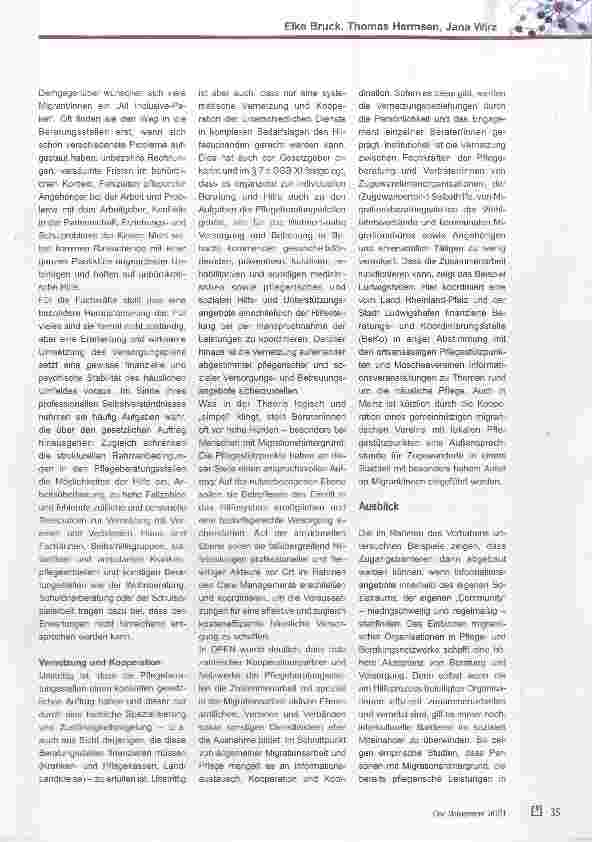 Vorschauseite 5: Interkulturelle Öffnung in der Pflegeberatung