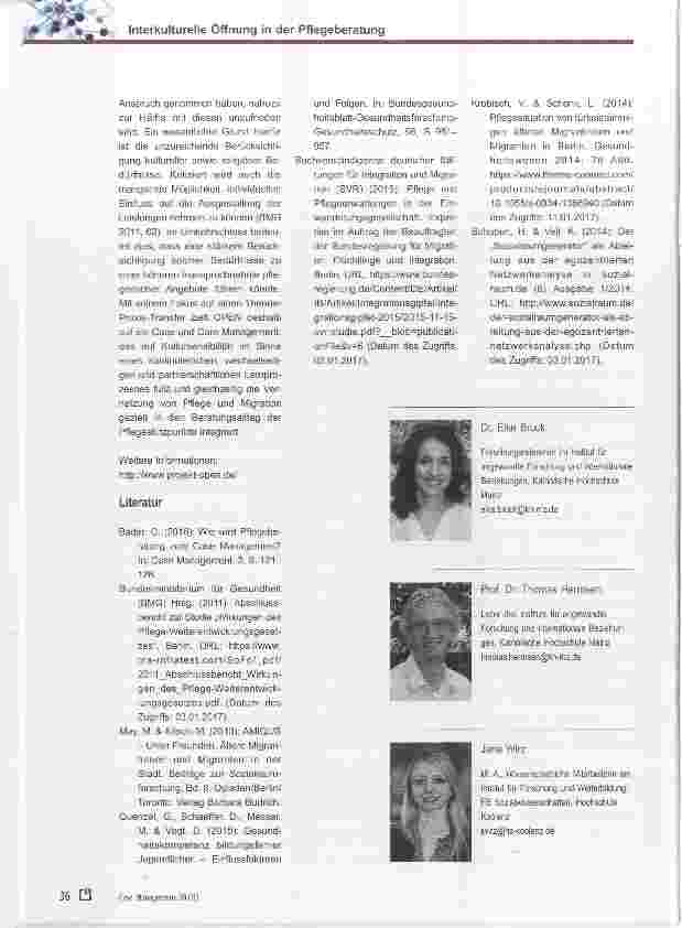 Vorschauseite 6: Interkulturelle Öffnung in der Pflegeberatung