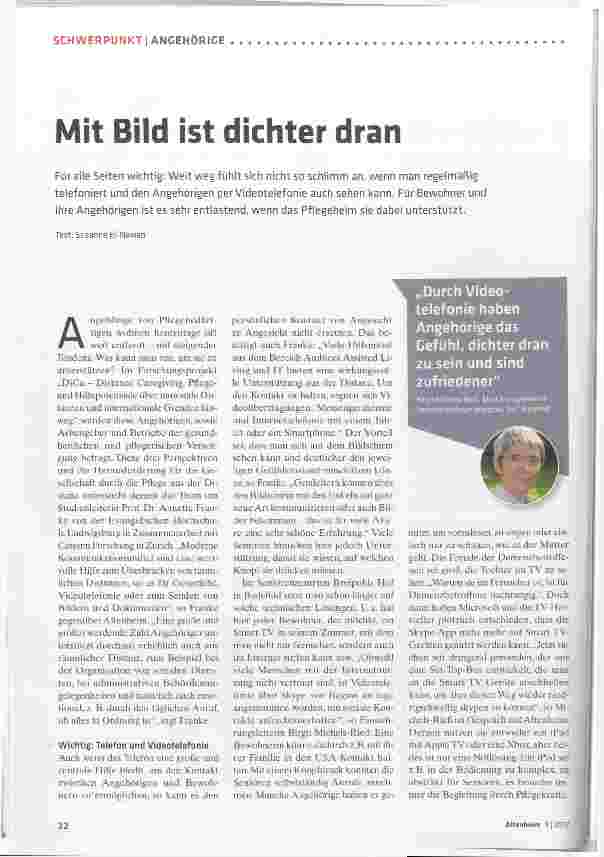 Vorschauseite 1: Mit Bild ist dichter dran