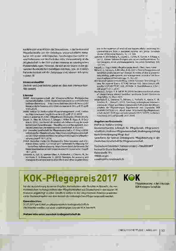 Vorschauseite 4: Evidenzbasiertes Pflegekonzept bei Hautstörungen in der Onkologie