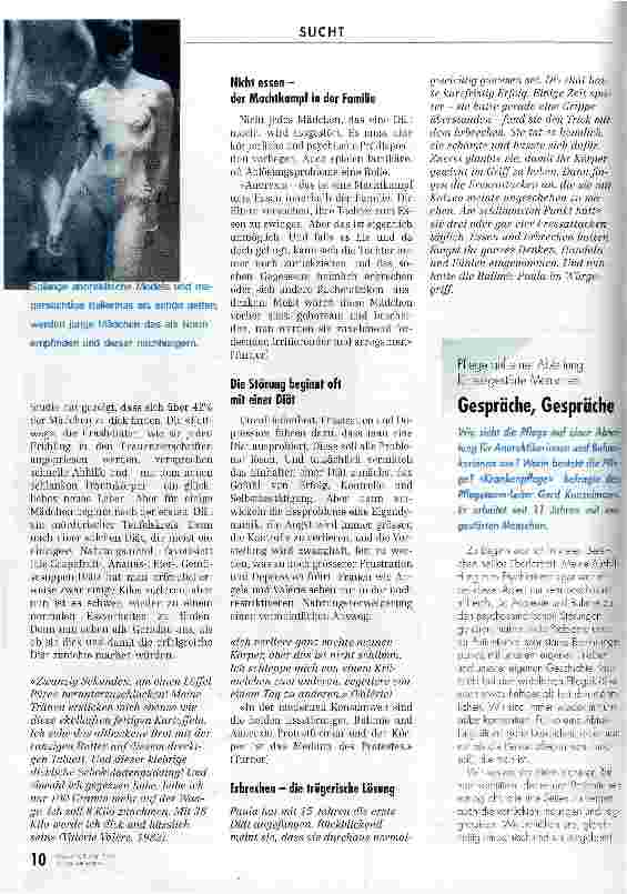 Vorschauseite 3: Die Sucht, mager zu sein Ein interdisziplinäres Behandlungskonzept für Essgestörte