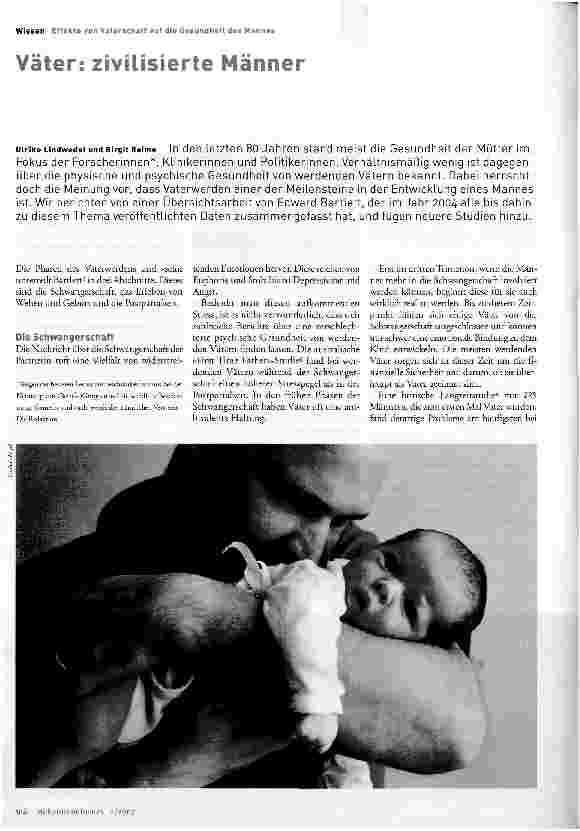 Vorschauseite 1: Väter: zivilisierte Männer