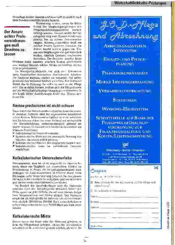 Vorschauseite 3: In der Zwickmühle Wirtschaftlichkeitsprüfungen der Kassen