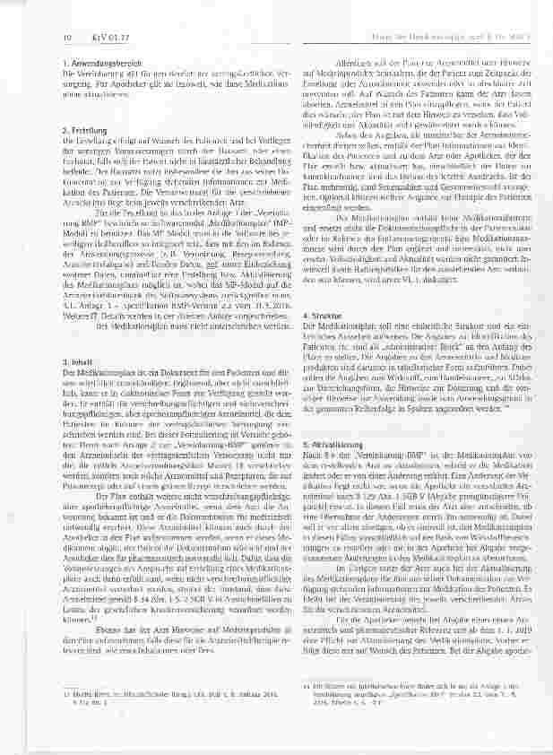 Vorschauseite 3: Der Medikationsplan nach § 31a SGB V