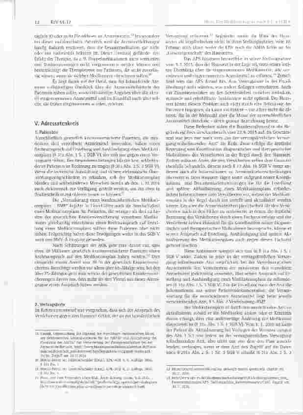 Vorschauseite 5: Der Medikationsplan nach § 31a SGB V
