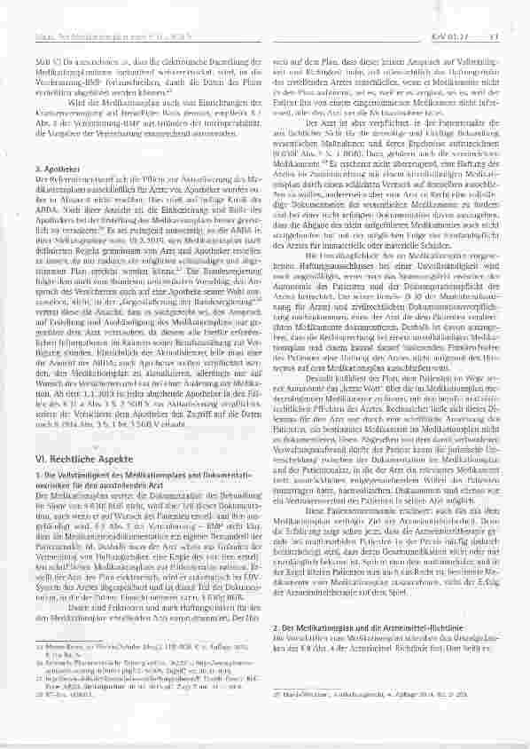 Vorschauseite 6: Der Medikationsplan nach § 31a SGB V
