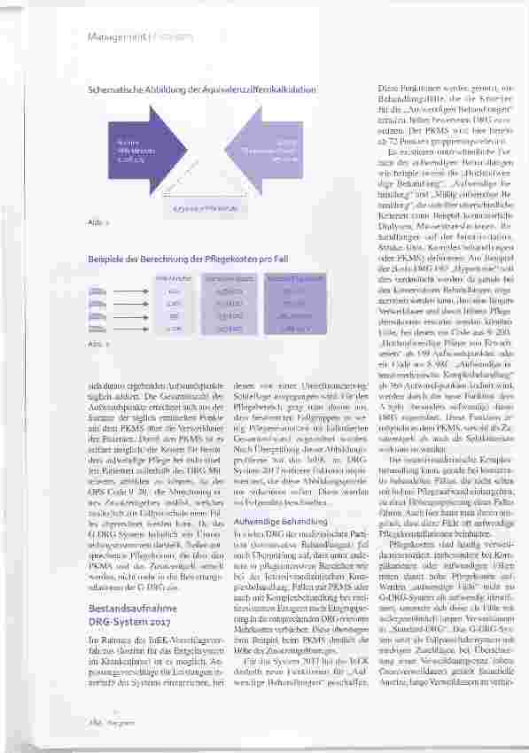 Vorschauseite 3: Pflege im DRG-System 2017 An Gewicht gewonnen