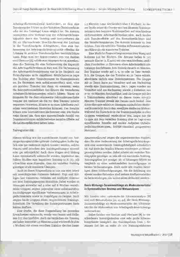 Vorschauseite 5: Dosis-Wirkungs-Beziehungen in der Neurorehabilitation kognitiver Funktionen am Beispiel des Arbeitsgedächtnistrainings