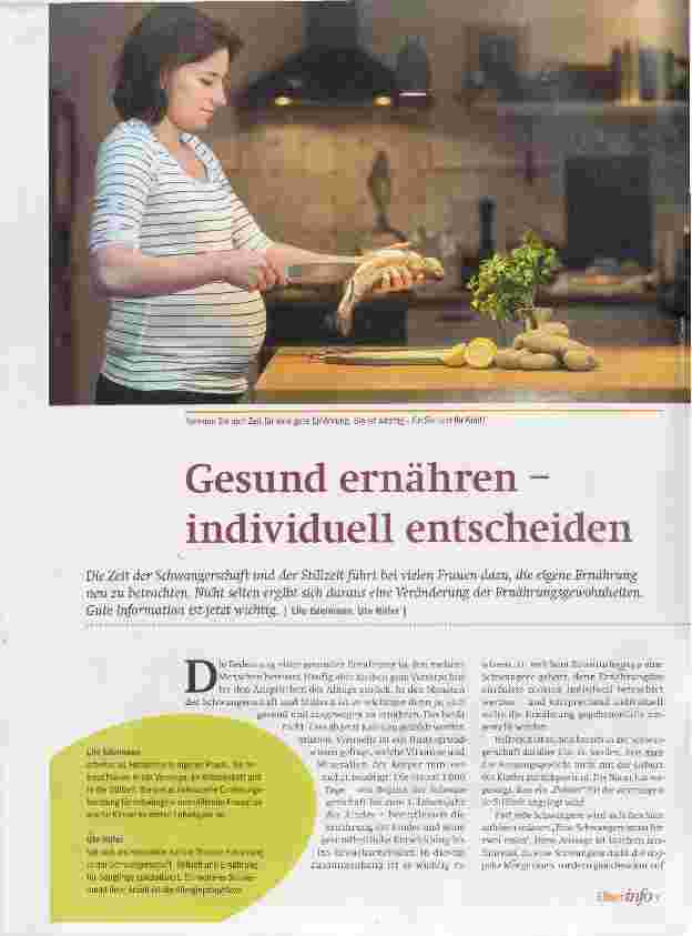 Vorschauseite 1: Gesund ernähren individuell entscheiden