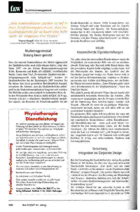Vorschauseite 3: Auf zum zweiten Anlauf: Qualitätsbericht 2006