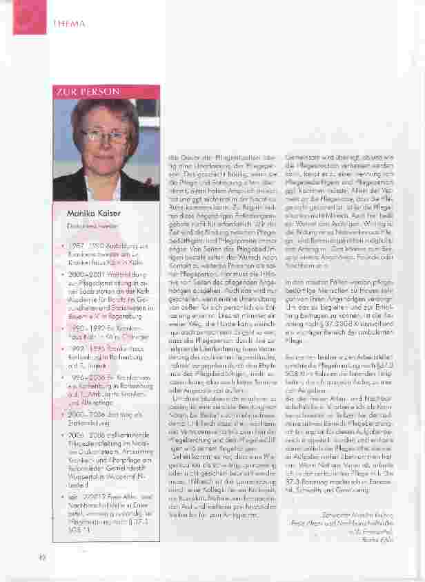 Vorschauseite 2: Die Beratung von pflegebedürftigen Pflegegeldempfängern