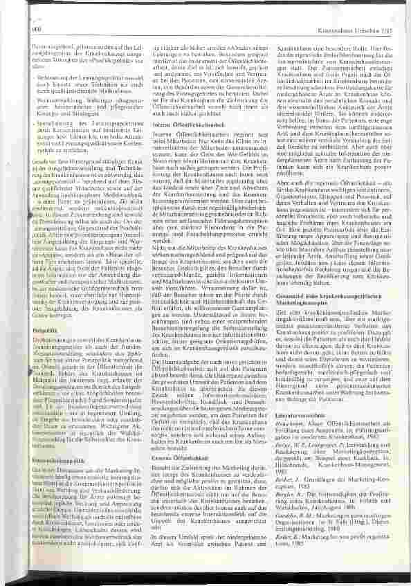 Vorschauseite 3: Krankenhaus-Marketing