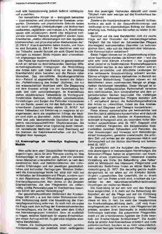 Vorschauseite 3: Didaktik der Krankenpflege Versuch einer Begründung
