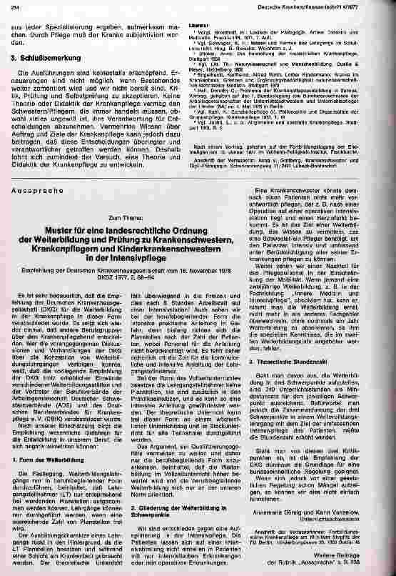 Vorschauseite 6: Didaktik der Krankenpflege Versuch einer Begründung