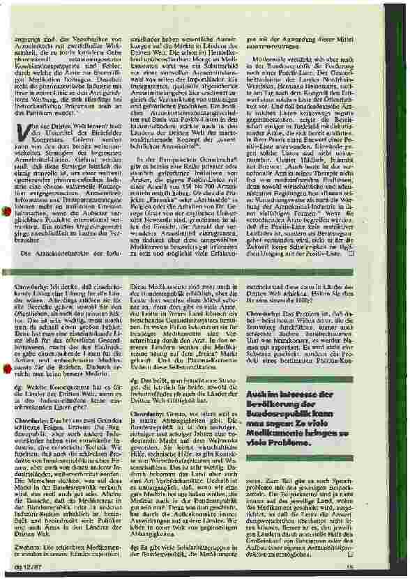 Vorschauseite 6: Viele, viele bunte Smarties Pharmapolitik-Lernen von der dritten Welt