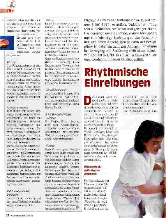 Vorschauseite 1: Rhythmische Einreibungen