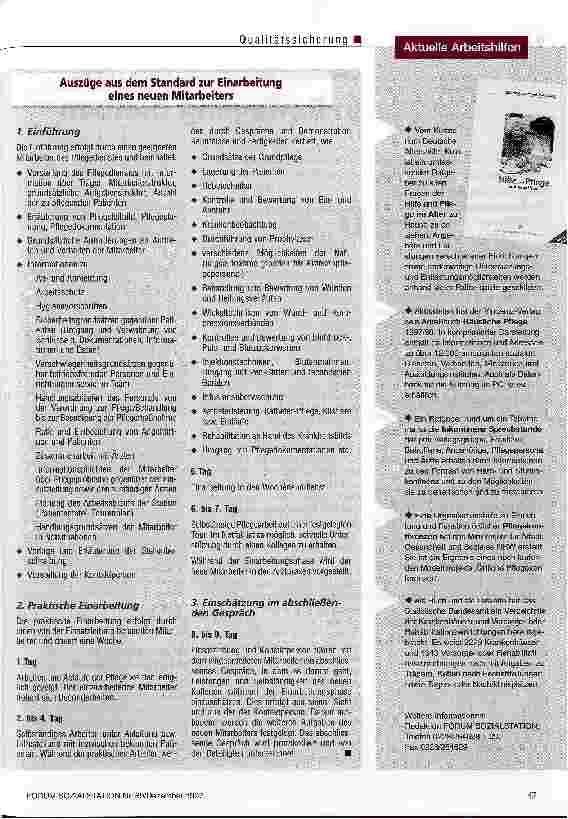 Vorschauseite 2: Rezepte aus dem Ringordner Qualitätsstandbuch für Sozialstationen