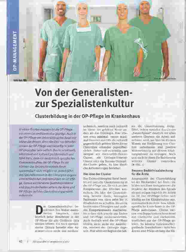 Vorschauseite 1: Von der Generalistenzur Spezialistenkultur