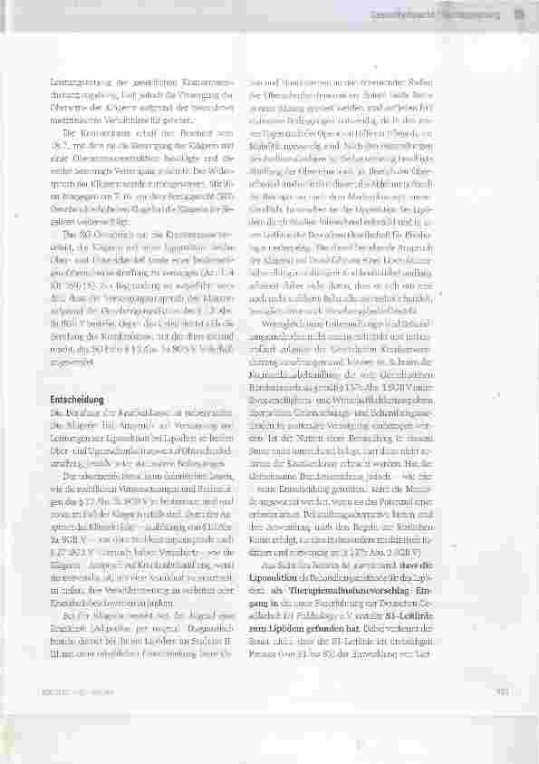 Vorschauseite 2: Liposuktion bei Lipödem