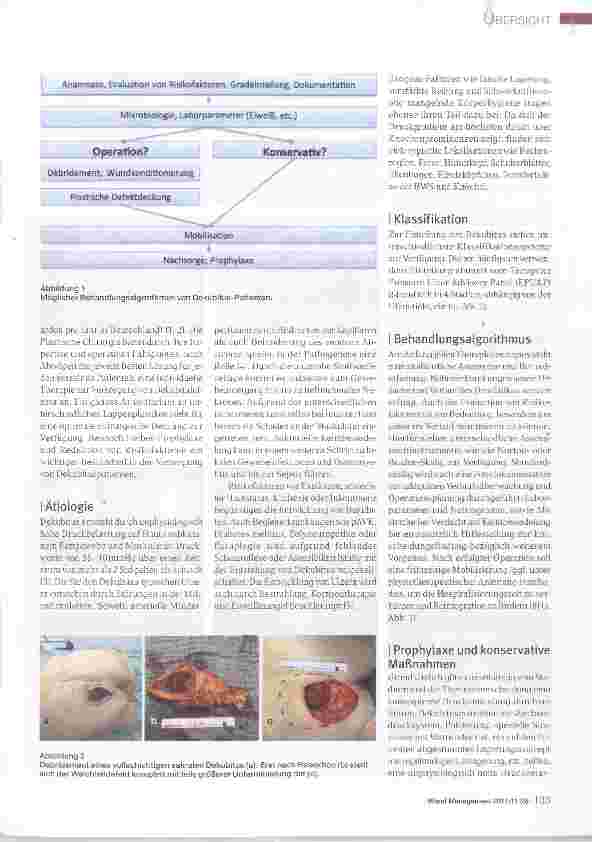 Vorschauseite 2: Rekonstruktive Optionen durch die Plastische Chirurgie in der Therapie des Dekubitus