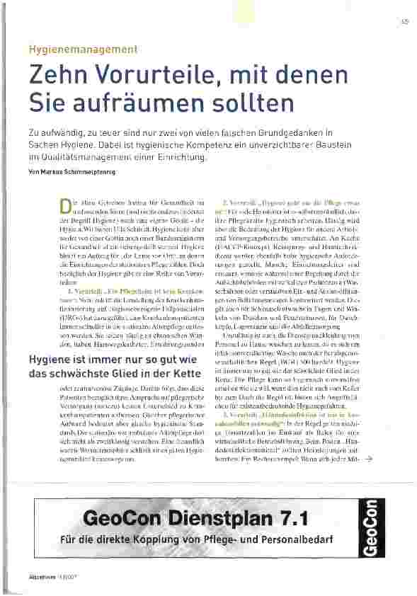 Vorschauseite 1: Zehn Vorurteile, mit denen Sie aufräumen sollten