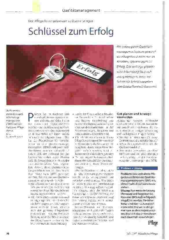 Vorschauseite 1: Schlüssel zum Erfolg
