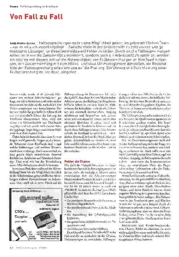 Vorschauseite 1: Von Fall zu Fall