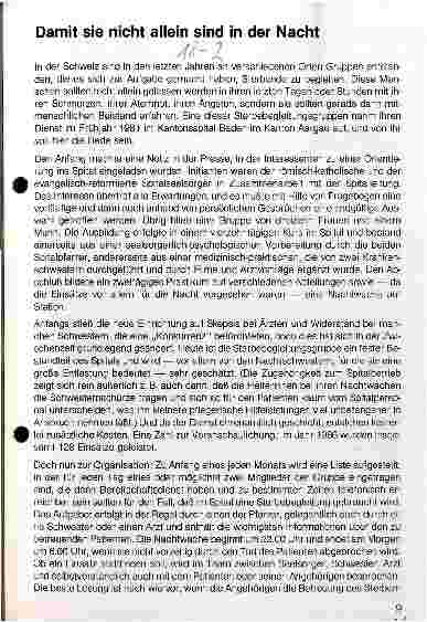 Vorschauseite 1: Damit sie nicht allein sind in der Nacht
